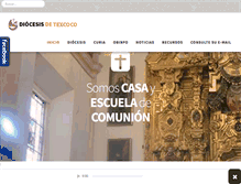 Tablet Screenshot of diocesisdetexcoco.org